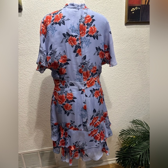 Parker Natalie Floral Fit-and-Flare Dress size 8 - Picture 4 of 12